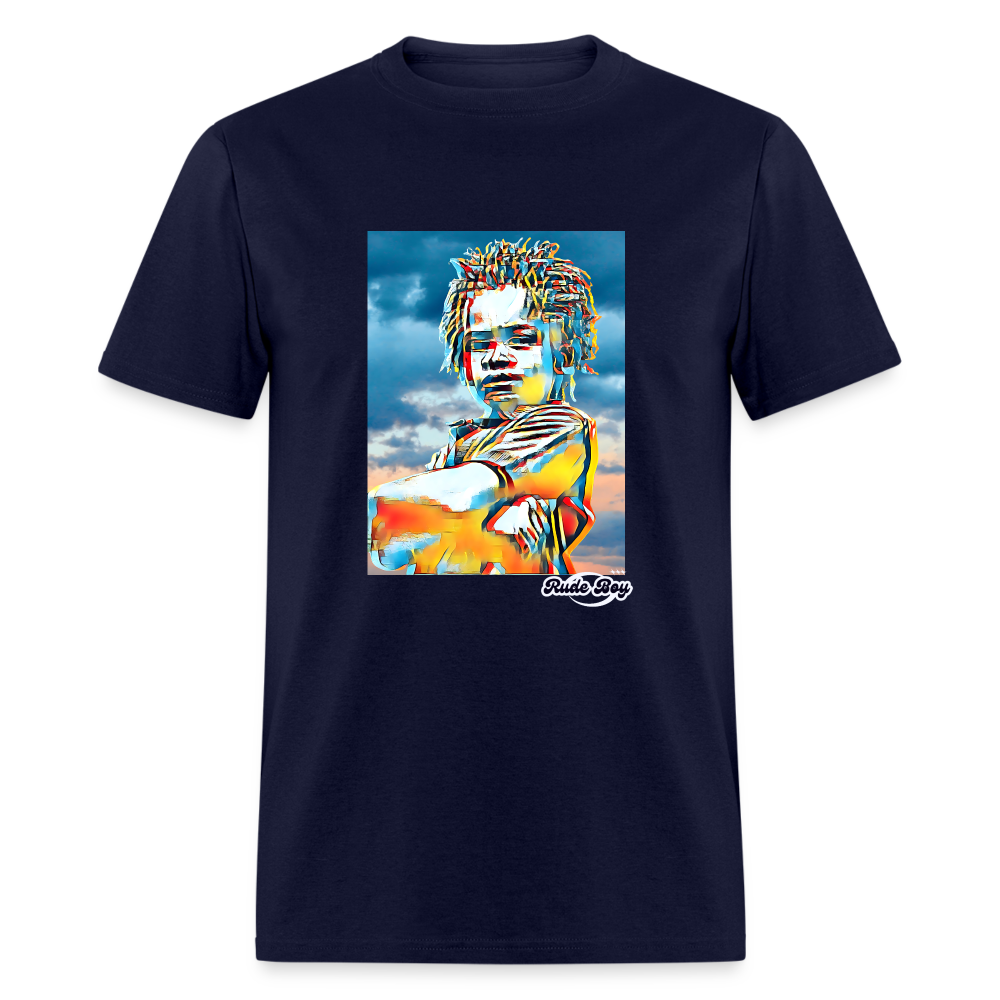 Rude Boy 4 - Unisex Classic T-Shirt - navy