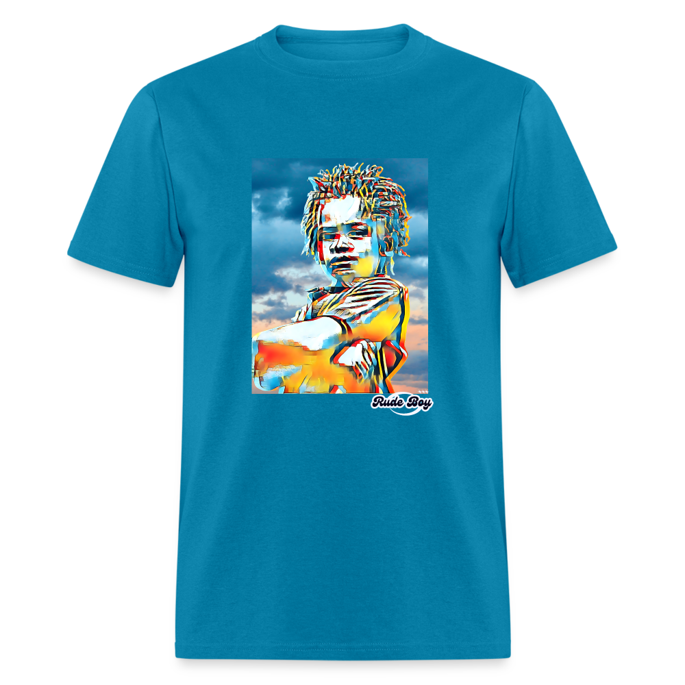 Rude Boy 4 - Unisex Classic T-Shirt - turquoise